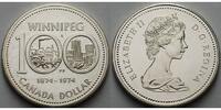 Kanada 1 $ 100 Jahre Winnipeg, -Archivbild-