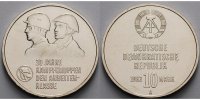 Deutschland, DDR 10 Mark 30 Jahre Kampfgruppen, Ku.-Ni.,<b>-Archivbild-</b>