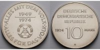 Deutschland, DDR 10 Mark 25 Jahre DDR Ku.-Ni.,<b>-Archivbild-</b>
