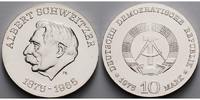 Deutschland, DDR 10 Mark Albert Schweizer, Silber,<b>-Archivbild-</b>