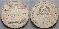 Deutschland, DDR 10 Mark 25 Jahre Nationale Volksarmee, Ku.-Ni.,<b>-Archivbild-</b>