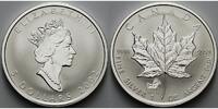 Kanada 5 $ Maple Leaf - Privy Pferd,in Kapsel, ohne Zertifikat - Archivbild -