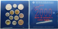 Italien 3388 Lire Italien Satz vor dem Euro, 400. Todestag Giordano Bruno