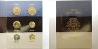 Estland 11,80 Eesti-Kronen Estland Satz, <b>letzter Satz vor dem Euro,</b>