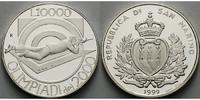 San Marino 10.000 Lire Olympische Sommerspiele 2000 in Sydney inkl. Etui & Zertifikat & Schuber