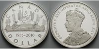 Kanada 1 $ 75.Jubiläum Voyageur(1935-2010),-75 Jahre Dollar-,inkl. Etui&Zertifikat& Schuber