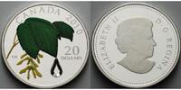 Kanada 20 $ 20 $ Kristall-Regentropfen III., changierender Swarowski-Kristall - Maple Leaf -