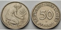 Bundesrepublik Deutschland 50 Pfg Kursmünze, Bank deutscher Länder, 50 Pfg