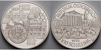 Österreich 100 Schilling 1000 Jahre -Ostarrîchi-, erste Republik inkl. Etui & Zertifikat & Schuber
