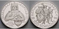 Österreich 100 Schilling Markgraf Leopold III inkl. Etui & Zertifikat & Schuber <b>-Archivbild-</b>