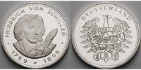 Deutschland 30mm Ø Medaille Friedrich von Schiller 1759 - 1805 in Kapsel