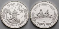 Deutschland 10,19g fein<br> 30mm Ø Medaille in Silber XXVII. Olympic Games Sydney 2000 in Kapsel