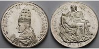 Vatikan 15,51g<br> roh<br>35mm Ø Medaille in Silber, Paulus VI, Pont. Maximus