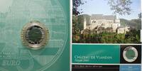Luxemburg 5 Euro Schloß Vianden, (Niobmünze); Serie: Burgen und Schlösser 1. Ausgabe