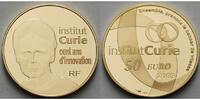Frankreich 50 Euro, 7,78g fein 22 mm Ø 100 Jahre Institut Curie inkl. Etui & Zertifikat & Schuber