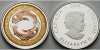 Kanada 3 $ Die Rückkehr des Tyee, inkl. Etui&Zertifikat&Schuber, Rosa & Gelbgold vergoldet,