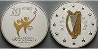 Irland 10 Euro Special Olympics farbig, inkl. Etui & Zertifikat & Schuber