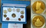 Vatikan 53,88€ Vatikan Euro Kursmünzensatz 2012 Polierte Platte - mit einer 50 Euro Goldmünze