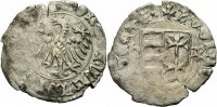 Ungarn Denar NM Wladislaw I. Ungarn Denar 1444 Hermannstadt Siebenbürgen Adler Huszar 609