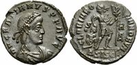 Rom Kaiserreich Centenionalis NM Gratian Centenionalis Siscia 367-375 GLORIA ROMANORVM Labarum RIC 14 c xxxvii