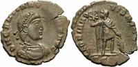 Rom Kaiserreich Centenionalis NM Gratian Centenionalis Arles 367-375 GLORIA NOVI SAECVLI Labarum RIC 15 x (b)