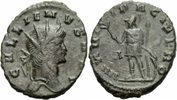 Rom Kaiserreich Antoninian NM Gallienus Antoninian Rom 263 MARTI PACIFERO Mars Helm Speer Schild RIC 236