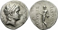 Seleukiden Tetradrachme Seleukos II Kallinikos Tetradrachme Kommagene Apollo Dreifuss Tripod SC 727.1
