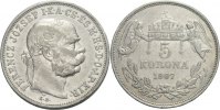 Österreich-Ungarn 5 Korona NM Österreich Ungarn Franz Joseph I. 5 Korona 1907 K.B. Kremnitz ANK 108 #KN77