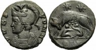 Rom Kaiserreich Follis NM Constantin I Follis Lyon 330-331 URBS ROMA Wölfin Romulus Remus RIC 247 / 1