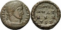 Rom Kaiserreich Follis NM Constantin I Follis Thessalonica 318/9 VOT XX MVLT ·XXX· ·TS·Δ· Kranz RIC 31
