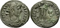 Rom Kaiserreich Centenionalis NM Constans Centenionalis Thessalonica 348-350 FEL TEMP REPARATIO Schiff RIC 120