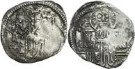 Serbien 1/2 Dinar NM Serbien Zar Stefan Uros IV Dusan Halbdinar Zarin Patriarchenkreuz Zweig 11.64