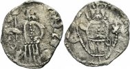 Serbien Dinar NM Serbien Fürst Stefan Lazarevic Dinar 1389-1402 Zepter Christus Serbia 41.9