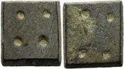 Byzanz Münzgewicht Byzanz AE Münzgewicht 6.-7. Jhdt. 4 Scripula Scale Weight Exagium Nomisma