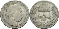 Österreich-Ungarn 1 Korona Österreich Kaiserreich Franz Joseph I 1 Korona 1895 K.B. Kremnitz Ungarn ANK 104