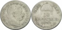 Österreich-Ungarn 10 Krajczar Österreich Kaiserreich Franz Joseph 10 Krajczar 1870 K.B. Kremnitz Ungarn ANK 88