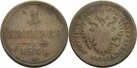 Österreich 1 Kreuzer Österreich Kaiserreich Franz Joseph I. 1 Kreuzer 1851 A Wien Habsburg ANK 5