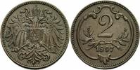 Österreich 2 Heller Österreich Franz Joseph I. 2 Heller 1897 Wien Adler Habsburg ANK 60