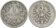 Kaiserreich 1 Mark Deutsches Reich Kaiserreich 1 Mark 1875 F Stuttgart Kleiner Adler Jaeger 9