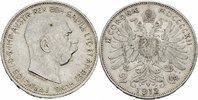 Österreich 2 Kronen Österreich Franz Joseph I. 2 Kronen 1912 Wien Schwartze Habsburg ANK 70