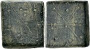 Byzanz Münzgewicht Byzanz 1 Nomisma Gewicht 6-7 Jhdt. AE Münzgewicht Doppelseitig Exagium Nomismata
