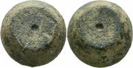 Byzanz Handelsgewicht Byzanz 1 Uncia Handelsgewicht 5-7 J. Kugelzone Bronze Scale Weight Barrel Shaped