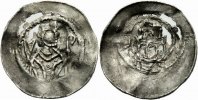Straßburg Pfennig Strassburg Bistum Heinrich I. / II. Pfennig Bischof Kirche vgl. Nessel 57