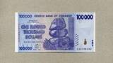 Zimbabwe 100.000 Dollars 2008 P.75 unc / GEM UNC