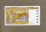 West-Afrikanische Staaten 1.000 Francs 2002 - Elfenbeinküste - unc / GEM UNC