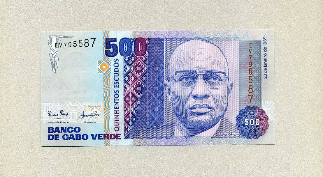 Cabo Verde 500 Escudos 20.1.1989 Pick 59a unc / GEM UNC | MA-Shops