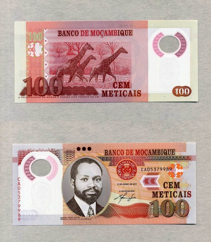 p150//Polymer UNC 2011 Mozambique 50 Meticais