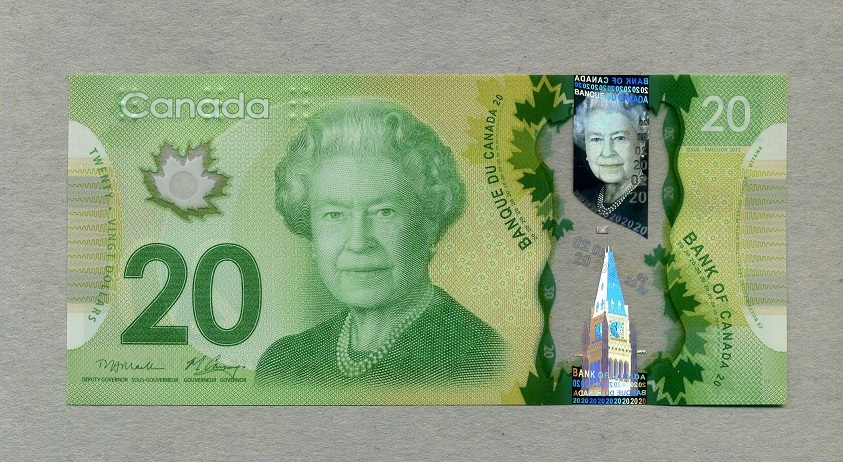 2012 Canada $20 Twenty Dollar Polymer P108b UNC Banknote 