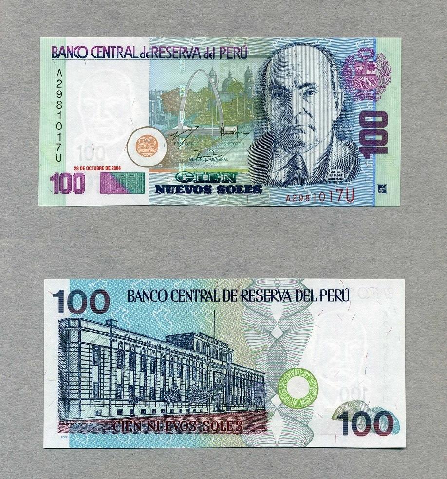 Peru 100 Nuevos Pesos 28.10.2004 P.178b unc / GEM UNC | MA-Shops