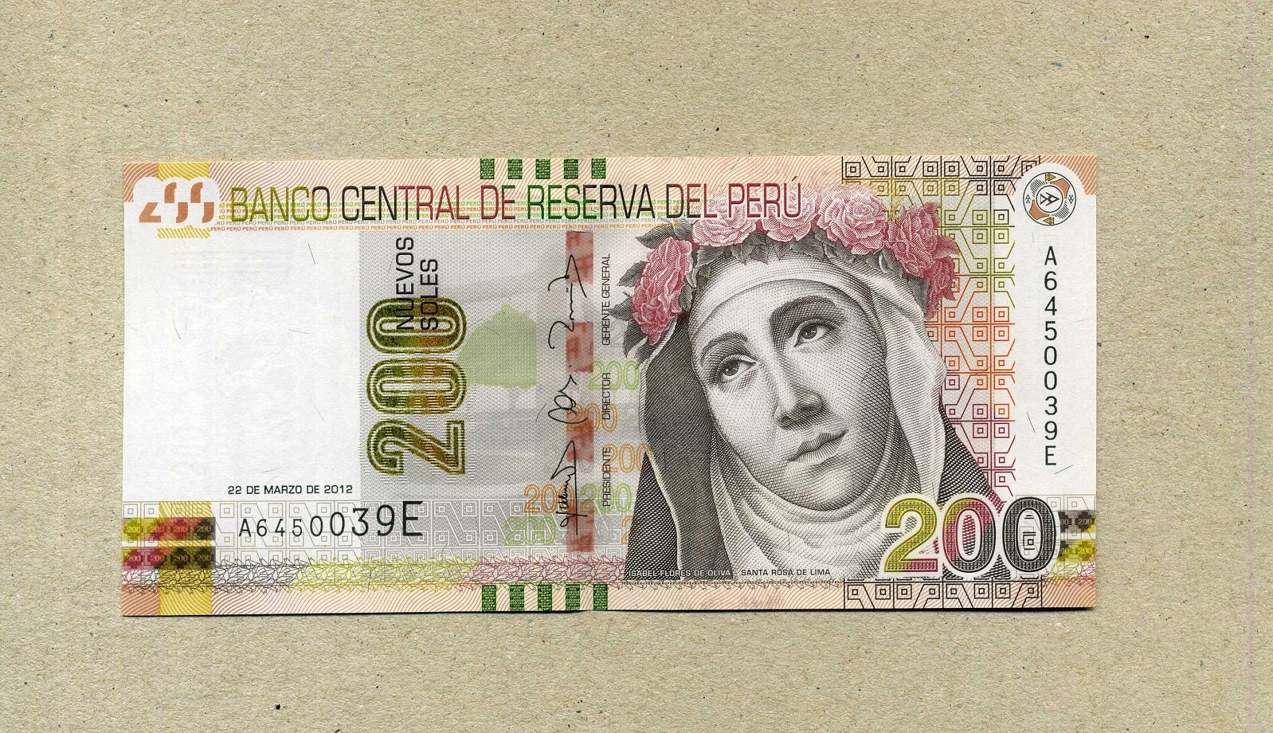 Peru 200 Nuevos Soles 22.3.2012 P.191 unc / GEM UNC | MA-Shops